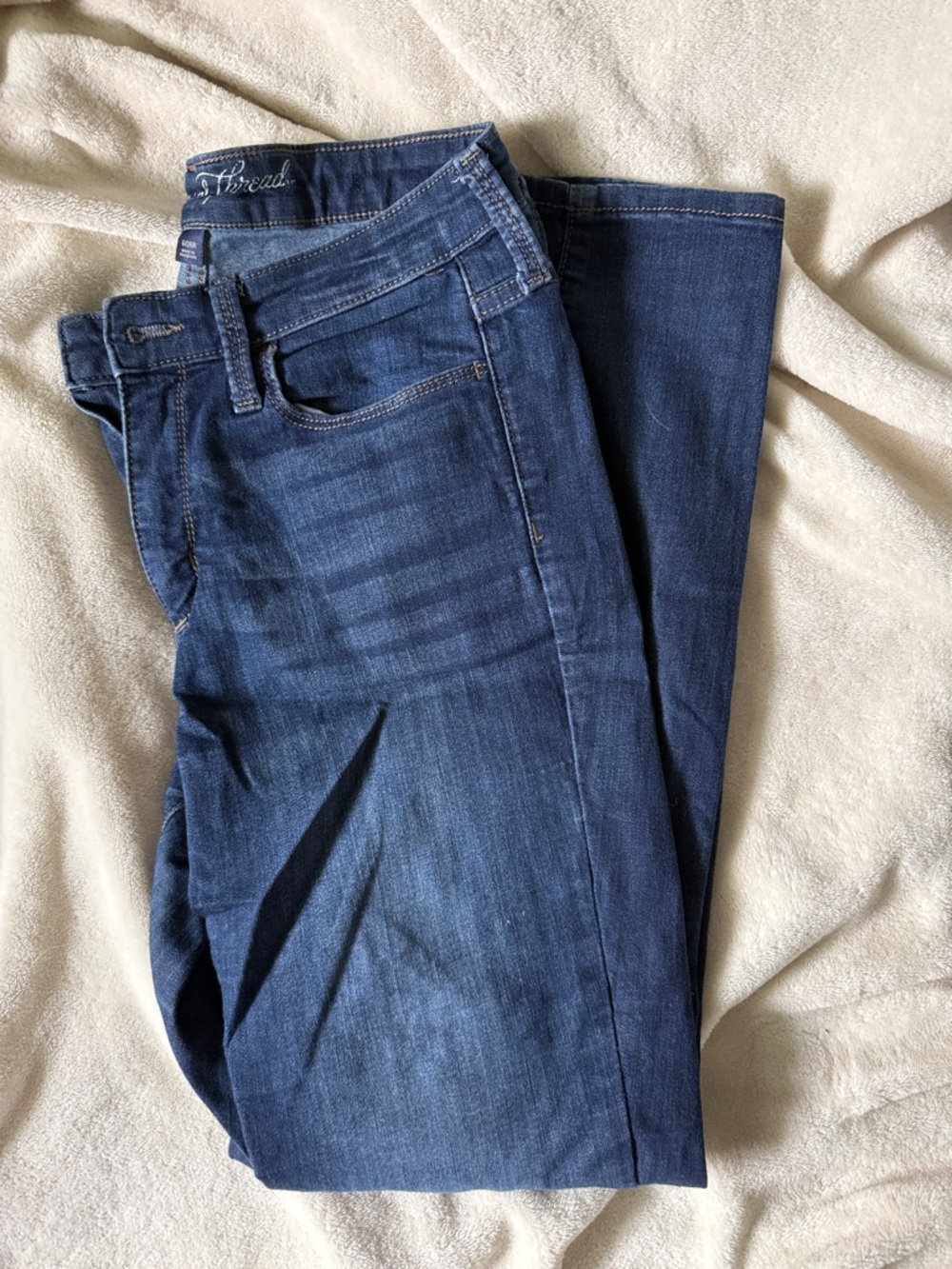 High Rise Skinny Blue Jeans